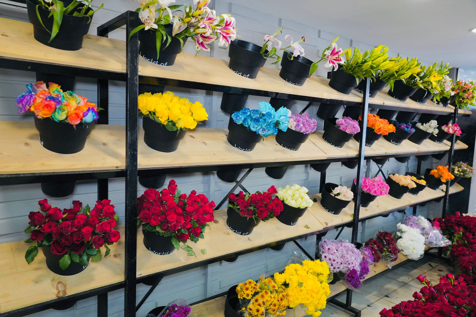 A florist in Duhok on Valentine’s Day, Monday, Feb. 14, 2022 (Photo: Kurmanj Nhili)